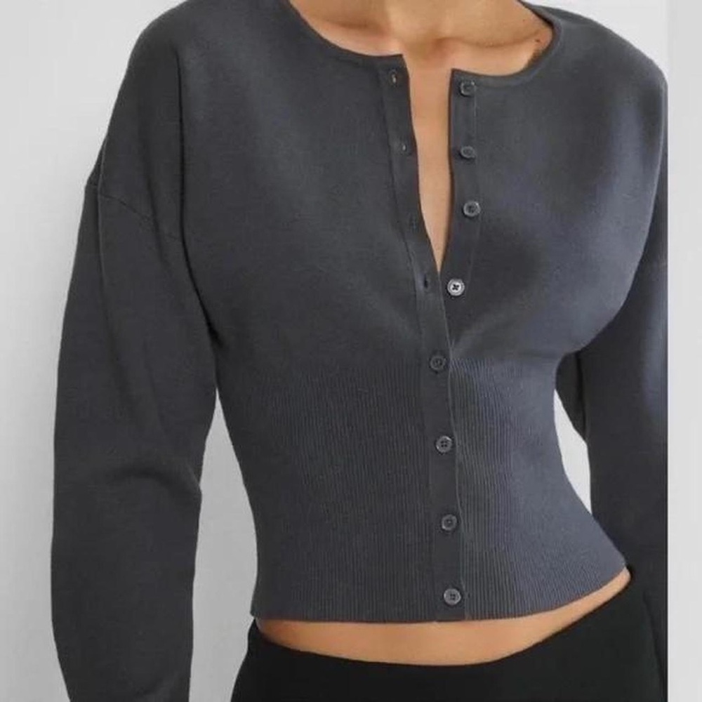 Aritzia Vintage Navy Go Lightly Cardigan